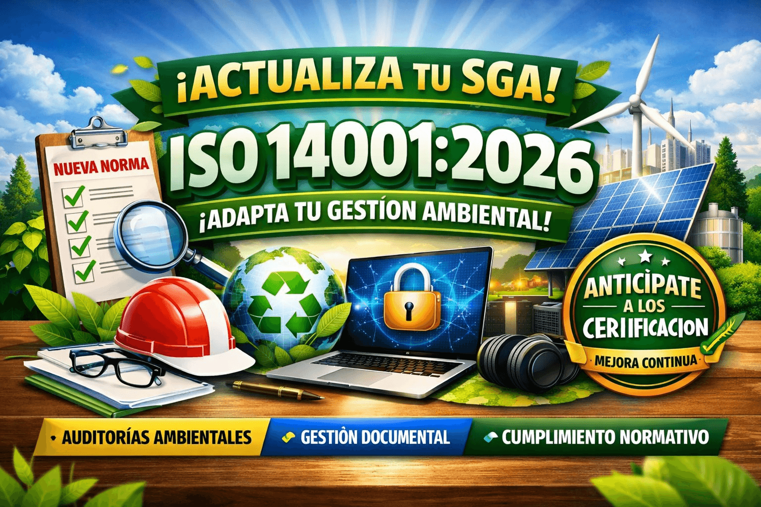 Actualiza tu Sistema de Gestión Ambiental – ISO 14001:2026